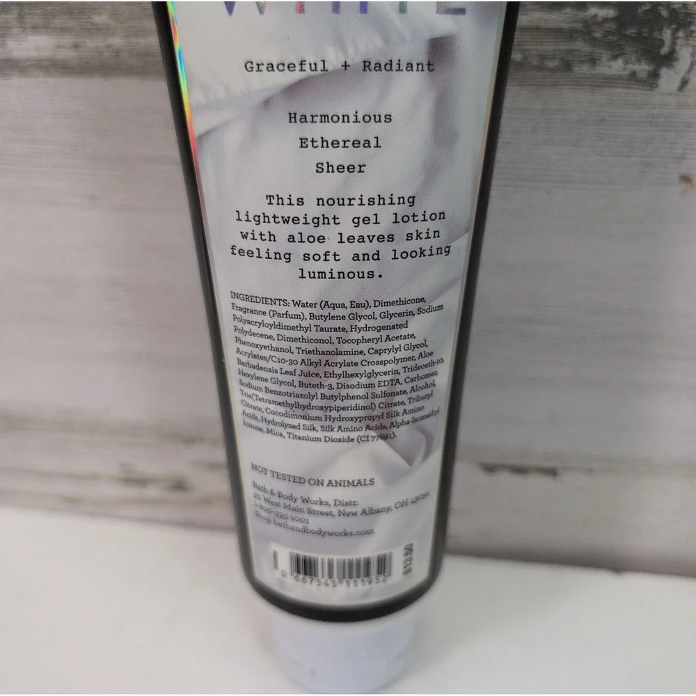Bath & Body Works White Cosmic Cream Fragrance Experiment 8 oz Discontinued